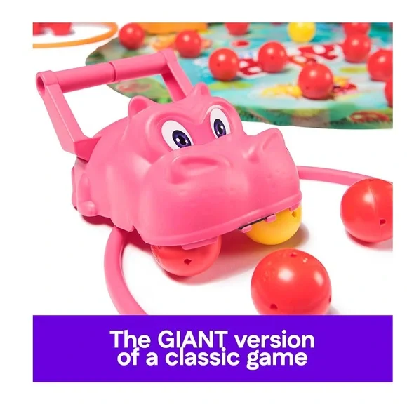 Hungry Hungry Hippos Giant Edition Family Game Kids Indoor Outdoor Play | NIB - Picture 3 of 8